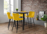Grafton Table W/Luxe Velvet Stools